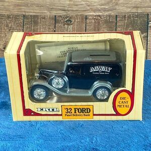 COPY - Diecast ‘32 Ford panel delivery truck coin bank NIOB by Agway